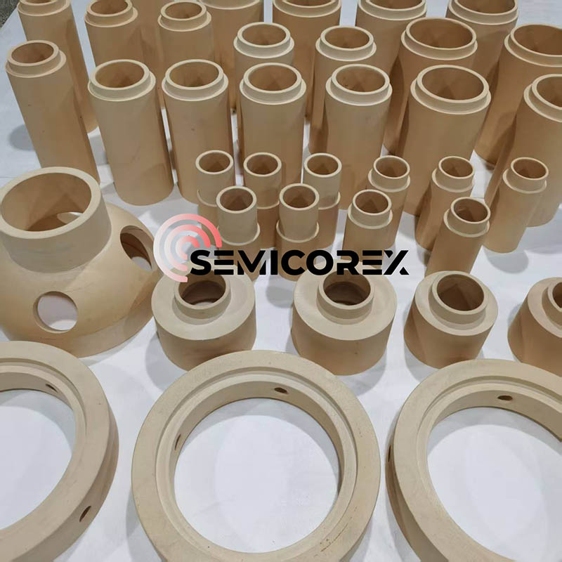 Τετηγμένα εξαρτήματα ζιρκονίας